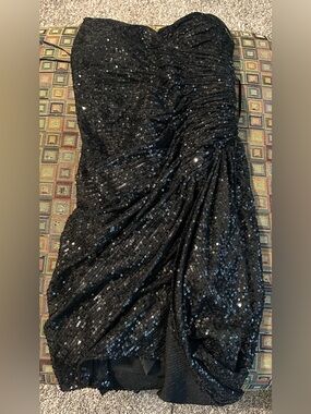 knee length dresses for ladies THE METALLIC SOPHIE DRESS – HERVÉ LÉGER main image 1